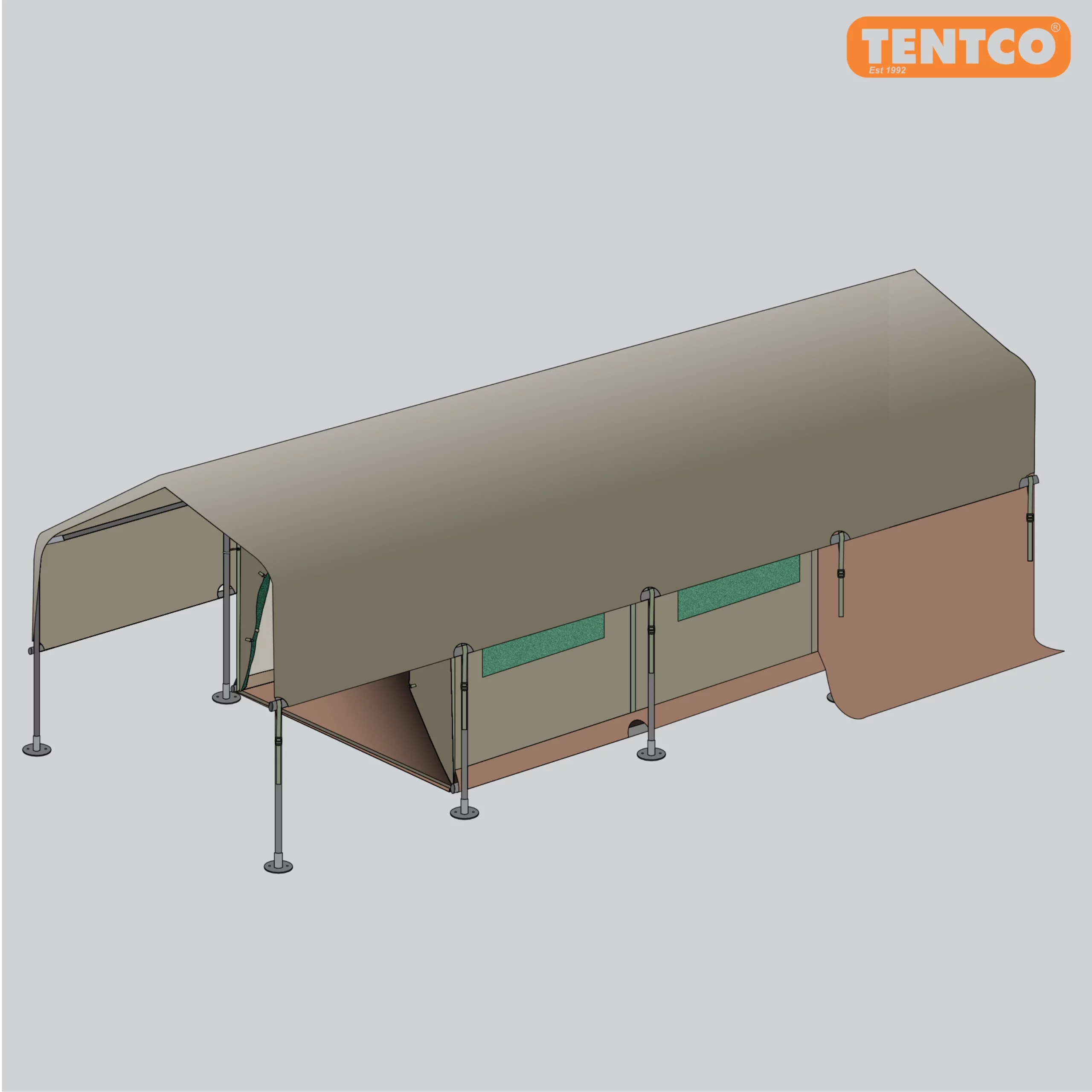 Frame Tent Oasis 2 Module Wide Body - Image 2